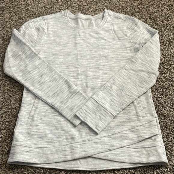 Duluth Trading Co Tops - Duluth Trading Co Durable Light Gray Sweatshirt